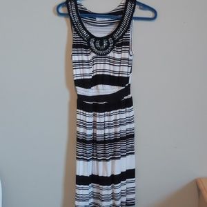 Ricki's black and white stripe dress